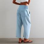 Wide-leg flowy pants