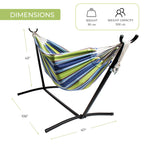 Double hammock detail view