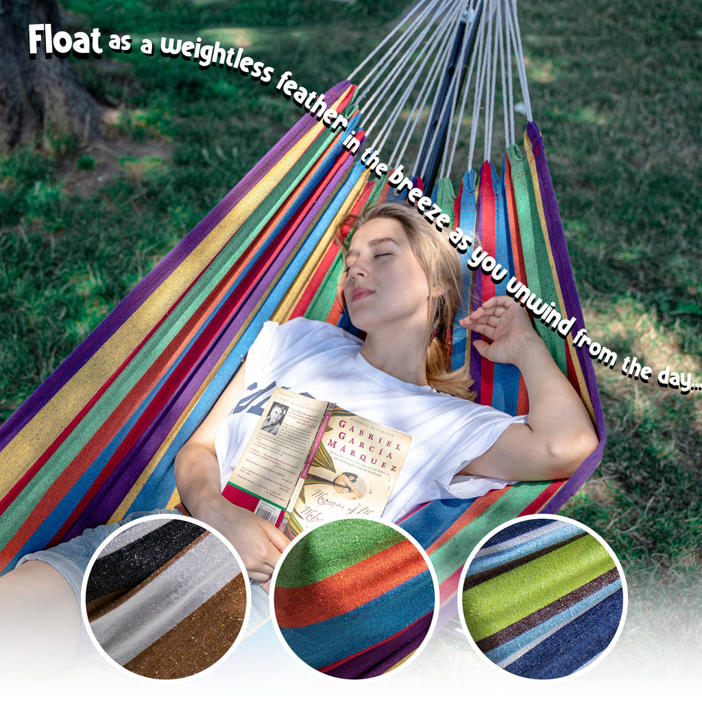 Caribbean Rainbow hammock view