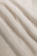 Oatmeal relaxed linen shirt