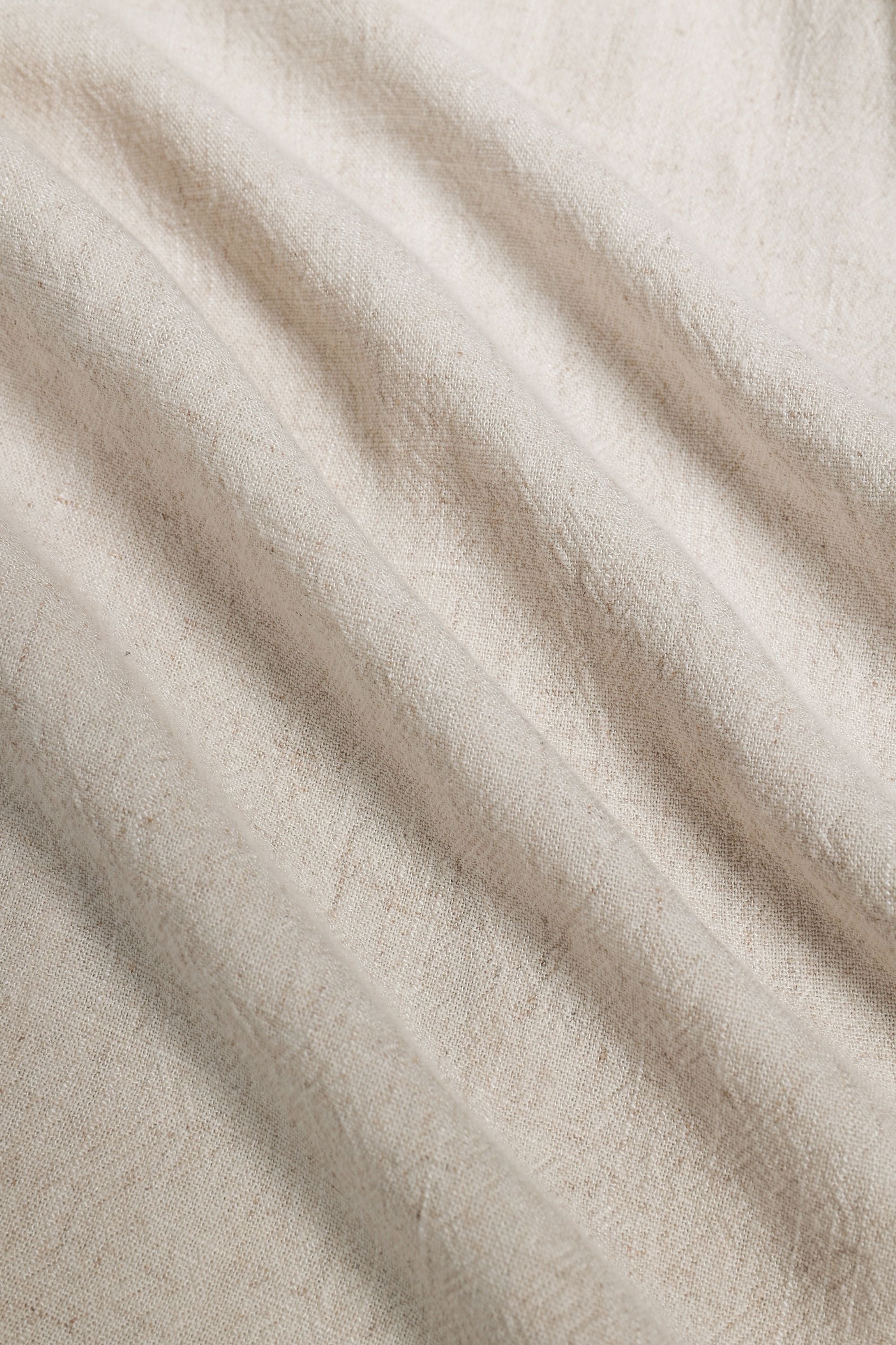 Oatmeal relaxed linen shirt
