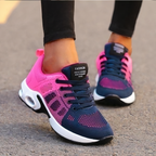 Shock-Absorbing Cushioned Sneakers — Lightweight