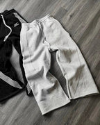 Retro-Stripe Joggers — Breathable Loose-Fit Sweatpants