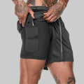 Activewear | Men's Gym Shorts with Zipper Pocket & Comfortable Fit for Enhanced Performance