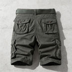 Adventure Ready | Men's Cargo Shorts with Six Pockets | Comfortable Cotton Fit for Outdoor Activities