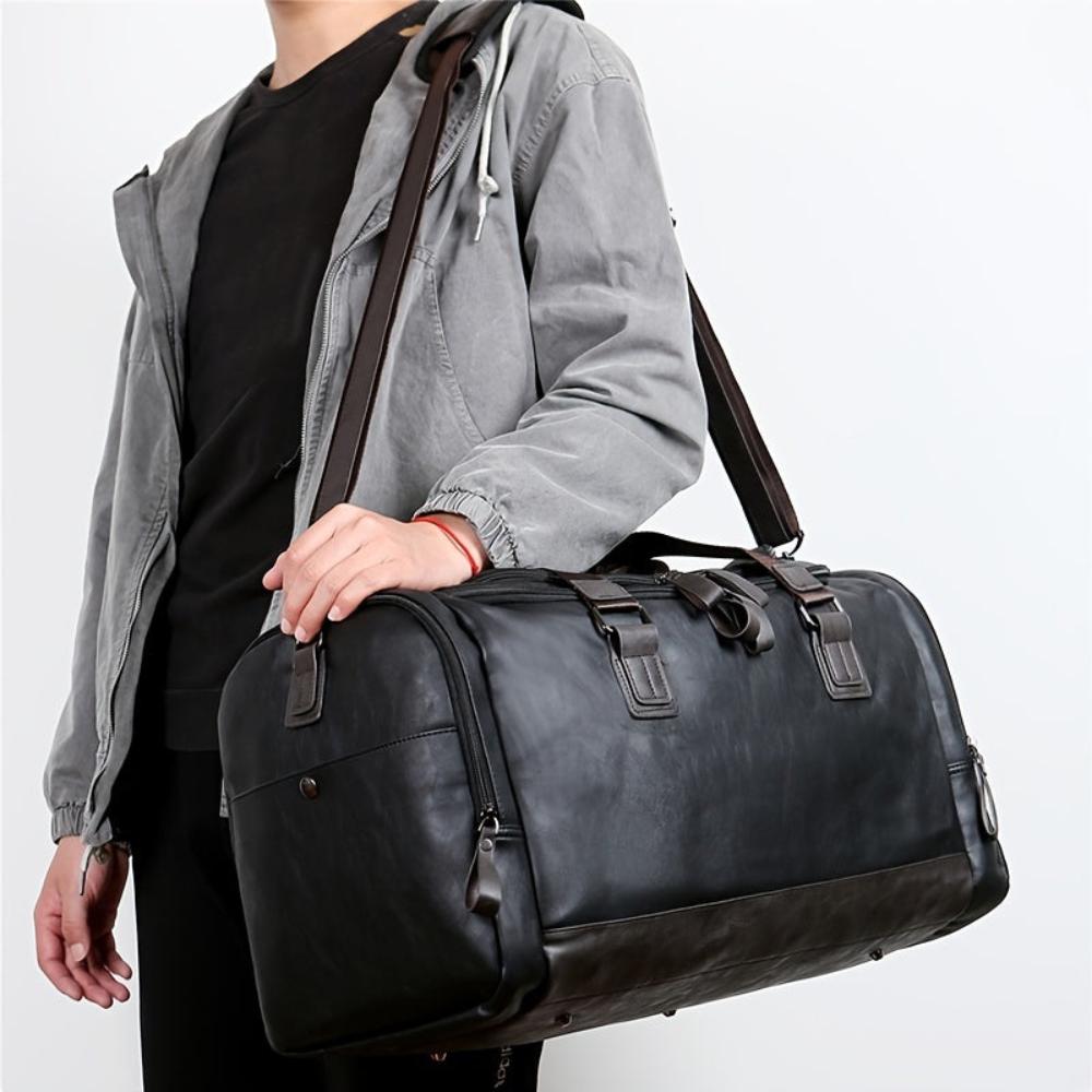 Aiden Collection | Men's Duffle Bag with Large Capacity & Adjustable Strap | Ideal for Travel and Daily Use