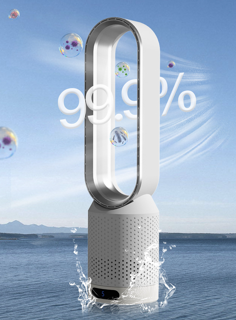 3-in-1 Personal Air Cooler — Fan, Filter & Oscillation
