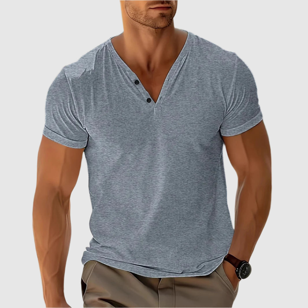 Women's Alessandro Veneti Breeze Henley Shirt | Luxurious Airflow poly-blend for unparalleled soft 1