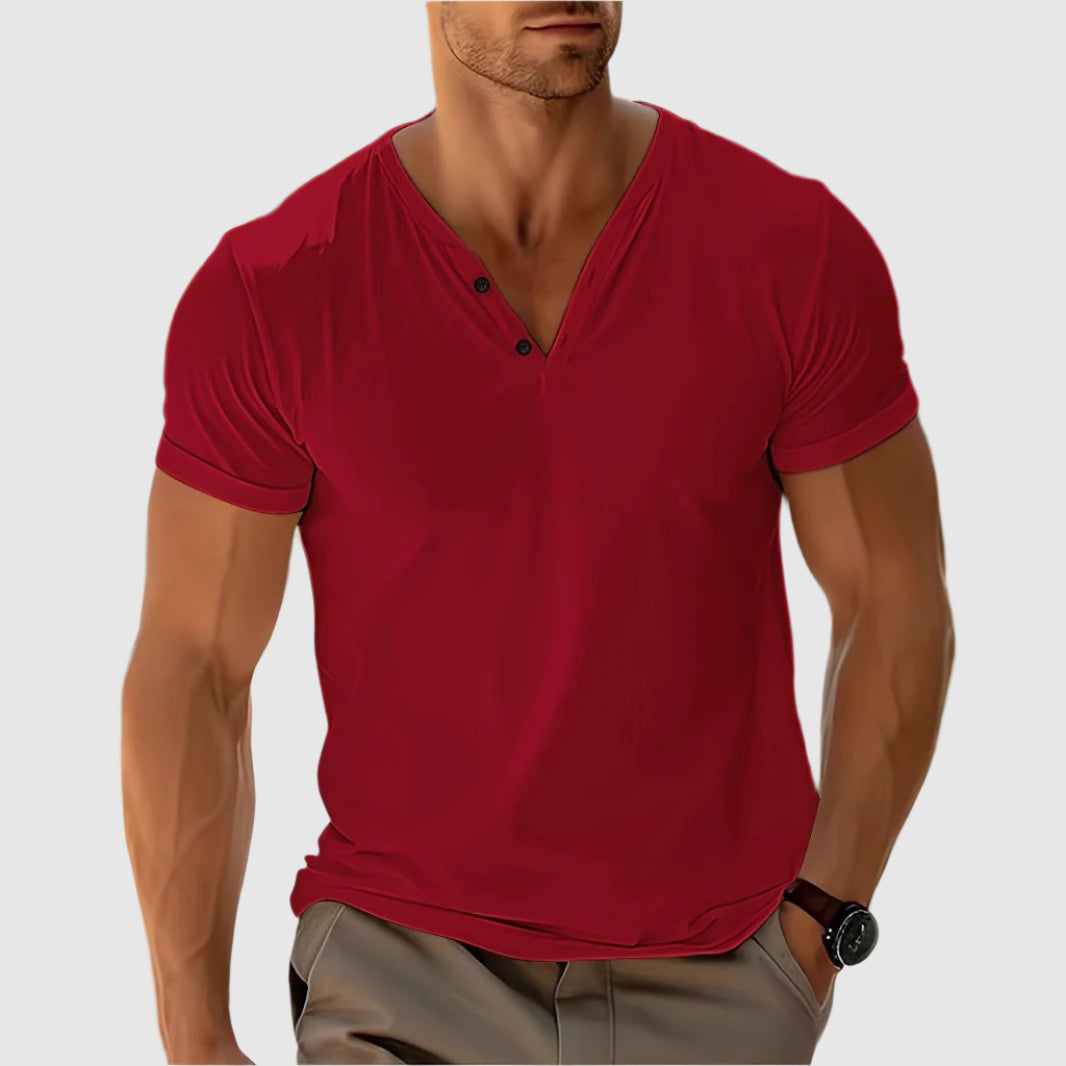 Women's Alessandro Veneti Breeze Henley Shirt | Luxurious Airflow poly-blend for unparalleled soft 3