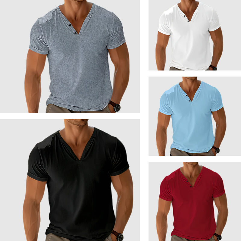 Women's Alessandro Veneti Breeze Henley Shirt | Luxurious Airflow poly-blend for unparalleled soft 5