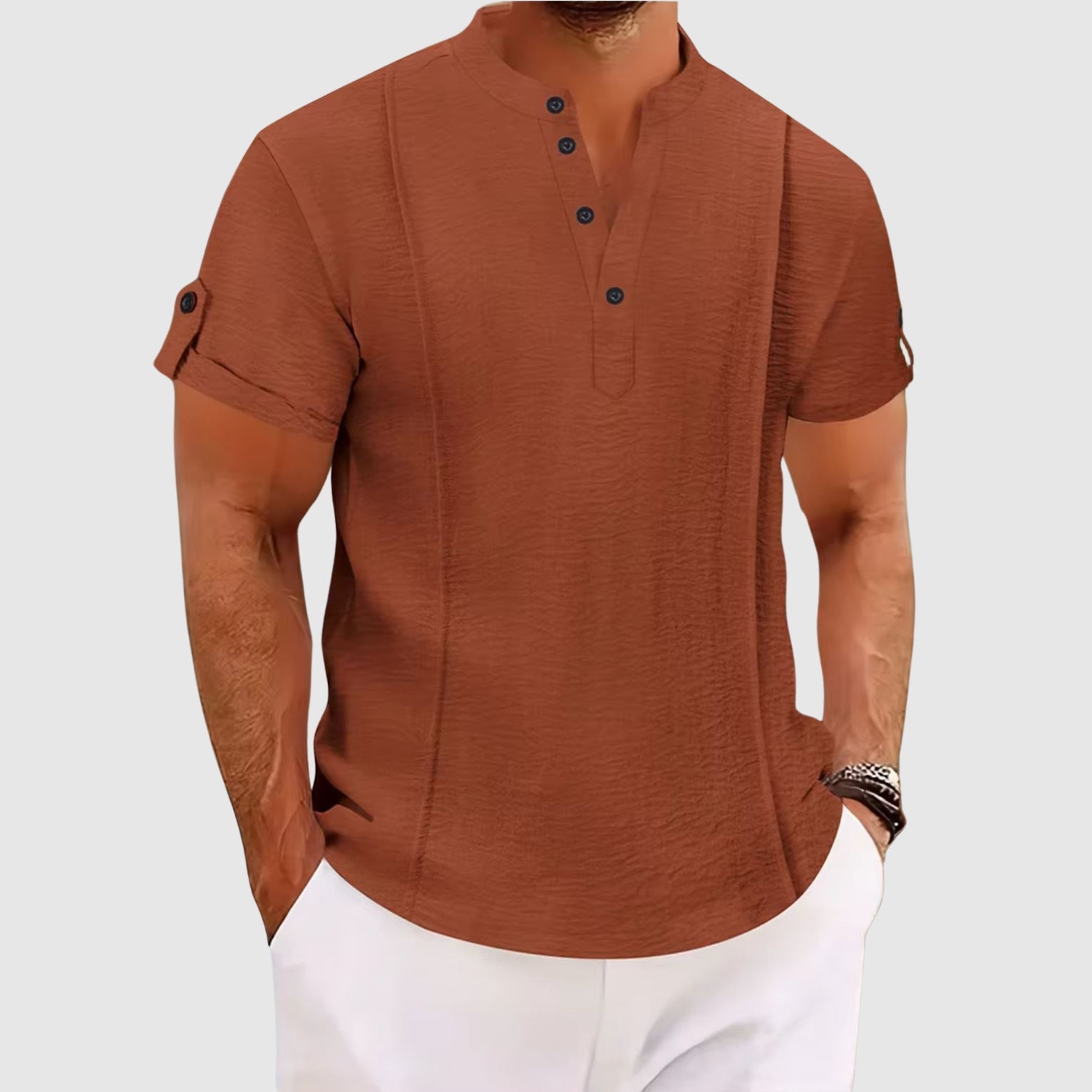 Women's Alessandro Veneti Coastal Breeze Shirt | Satin-like poly-blend for superior comfort 2
