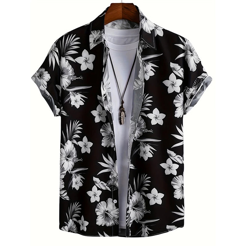 Women's Alessandro Veneti Hawaiian Style Button-Up Shirt | Fit: Relaxed straight cut 2