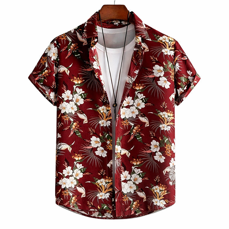 Women's Alessandro Veneti Hawaiian Style Button-Up Shirt | Fit: Relaxed straight cut 3
