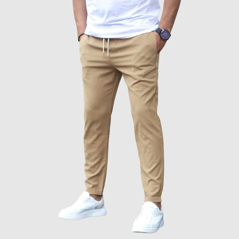 Women's Alessandro Veneti Stretch Drawstring Pants | Waist: Elastic waistband with drawstring 0