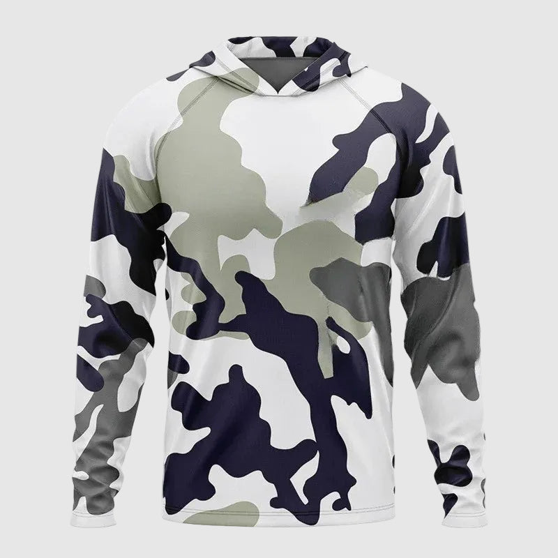 Women's Alessandro Veneti Urban Camo Hooded Shirt | Neckline: Hooded neckline 4