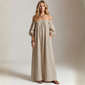 Aura Collection | Maxi Dress for Women with Off-Shoulder Design | Elegant Summer Style for Comfort and Movement