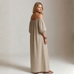 Aura Collection | Maxi Dress for Women with Off-Shoulder Design | Elegant Summer Style for Comfort and Movement