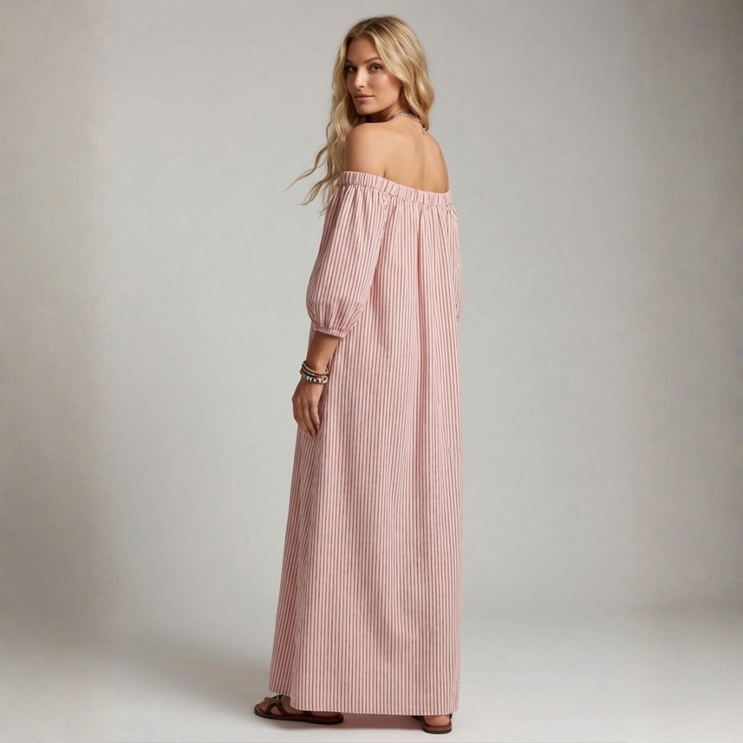 Aura Collection | Maxi Dress for Women with Off-Shoulder Design | Elegant Summer Style for Comfort and Movement
