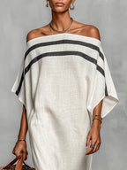 Aveline | Maxi Dress with Batwing Sleeves for Effortless Elegance | Long Dress for Women