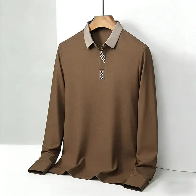 Women's Belmont Long-Sleeve Polo Shirt | Lightweight and breathable knit fabric 10
