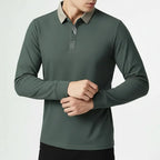 Women's Belmont Long-Sleeve Polo Shirt | Lightweight and breathable knit fabric 3
