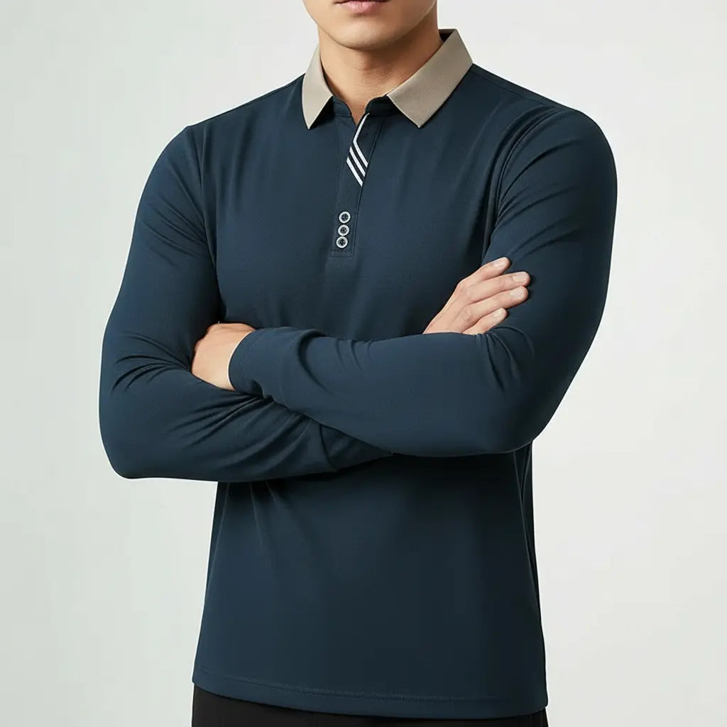 Women's Belmont Long-Sleeve Polo Shirt | Lightweight and breathable knit fabric 6