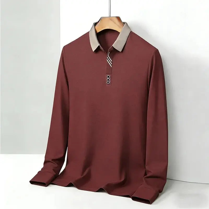 Women's Belmont Long-Sleeve Polo Shirt | Lightweight and breathable knit fabric 7