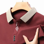 Women's Belmont Long-Sleeve Polo Shirt | Lightweight and breathable knit fabric 8