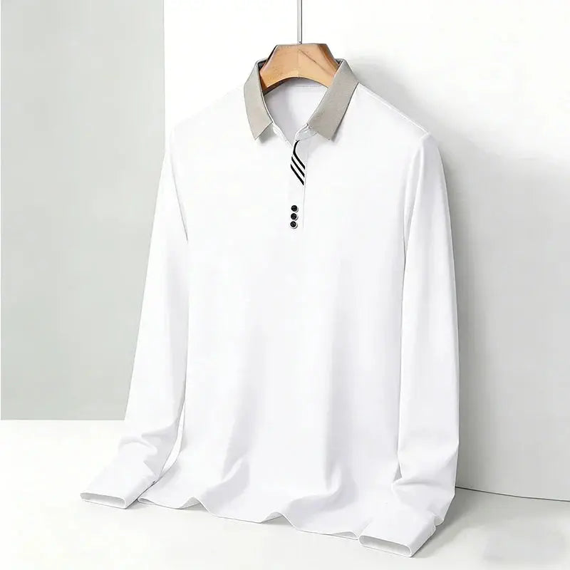 Women's Belmont Long-Sleeve Polo Shirt | Lightweight and breathable knit fabric 9