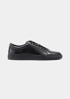 Women's Black Minimal Leather Sneaker 0