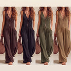 Bohemian Style | Women's Loungewear Two Piece Set with Ruffle V-Neck | Flowy Comfortable Design for Effortless Everyday Wear