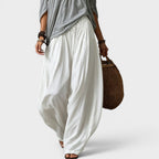 Boho Chic | Two Piece Set with Off-Shoulder Top & Wide Leg Pants | Effortless Style for Warm Weather