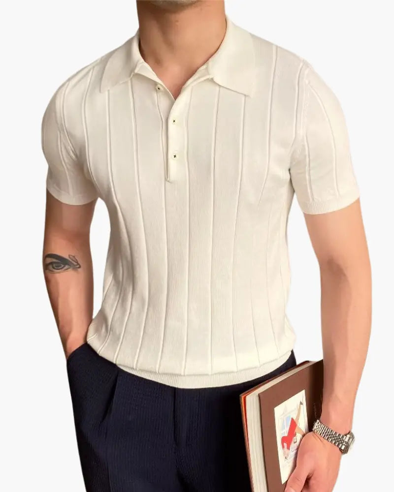 Women's Cannes Ribbed Cotton Polo 0