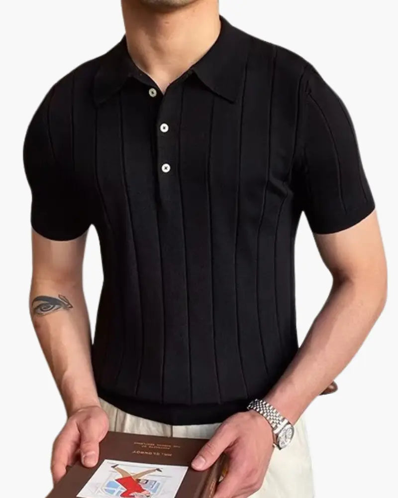 Women's Cannes Ribbed Cotton Polo 4