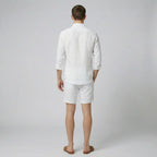 Celestiella | Men's Dress Shirt in Premium Linen with Soft Collar | Breathable Comfort for Effortless Style