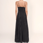 Maxi Dress for Women with V-Neckline & Backless Design – Trendy...
