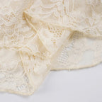 Chic Lace Ruffle Mini Dress | Asymmetric One-Shoulder Design for Effortless Elegance