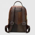 Chic Vegan Leather Backpack | Spacious Everyday Rucksack with Floral Design for Organized Travel
