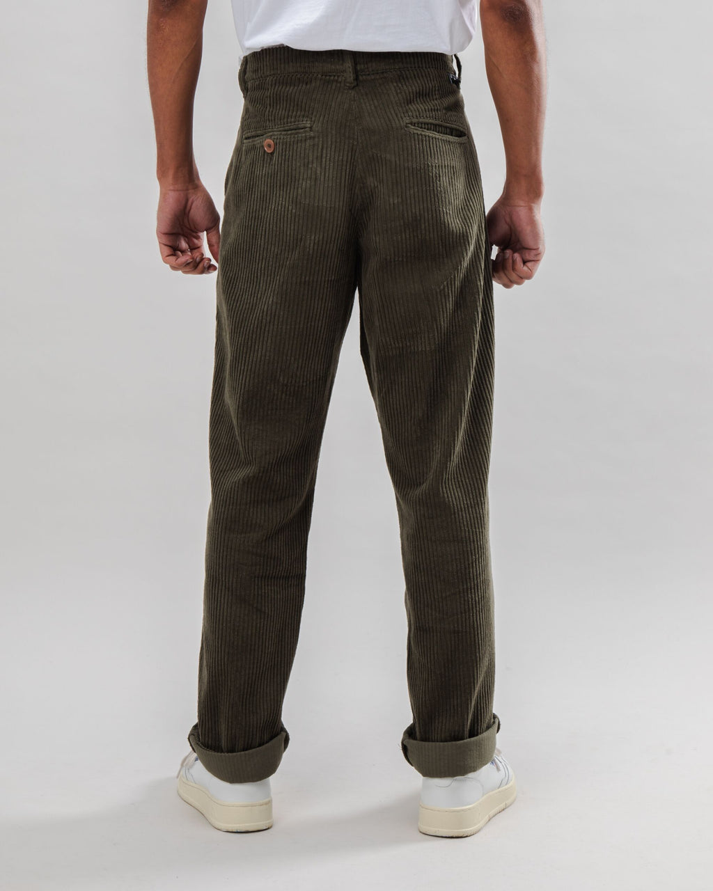 Chino Pants | Soft Corduroy with Pleated Design for Comfort and Style