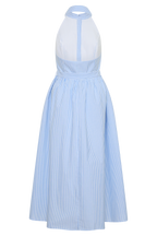 Cindy Collection | Collared Midi Dress with Vintage Buttons | Flattering A-Line Fit for Timeless Elegance