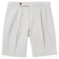 Classic Cargo Shorts | Men's Cotton Linen Shorts with Pleated Design | Comfortable Style for Weekend Wear