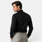 Classic Collection | Men's Dress Shirt in Crisp White Cotton with Tailored Fit | Versatile Style for Any Occasion