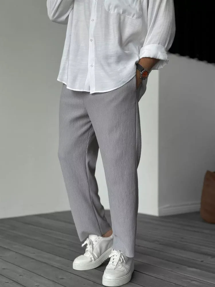 Men's Trousers with Tailored Fit & Premium Fabric – Versatile Style