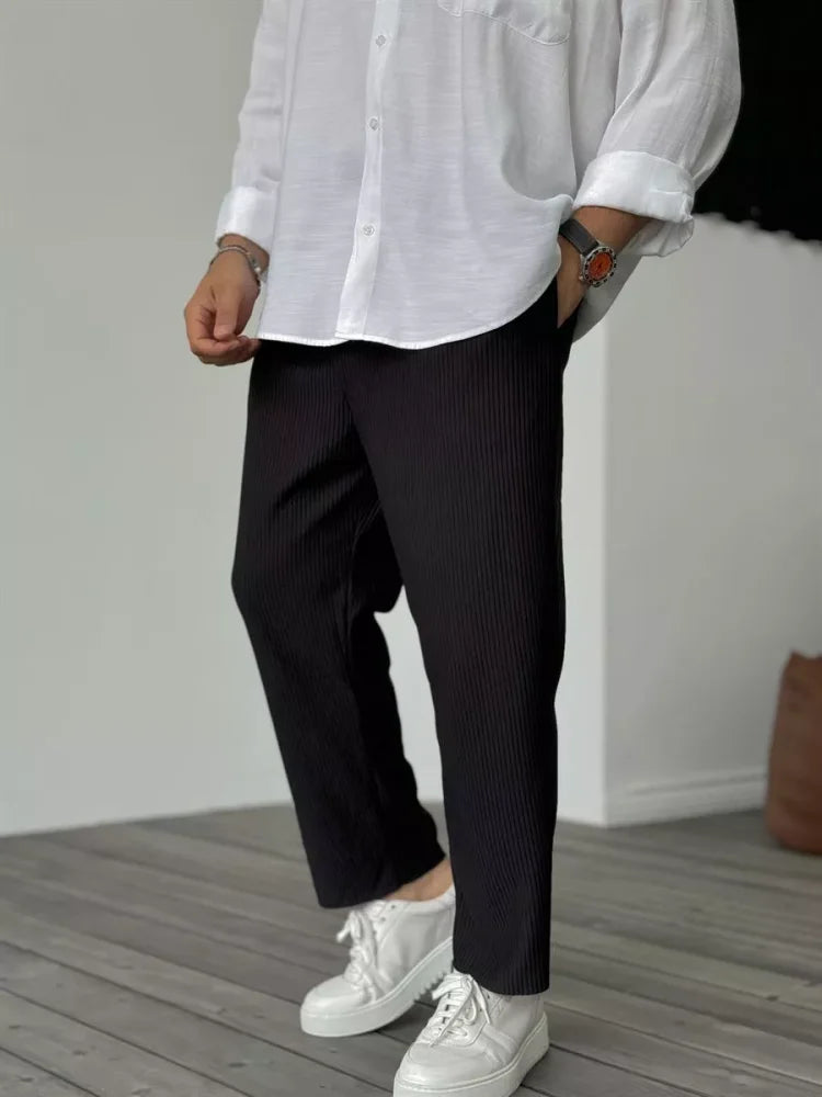 Men's Trousers with Tailored Fit & Premium Fabric – Versatile Style