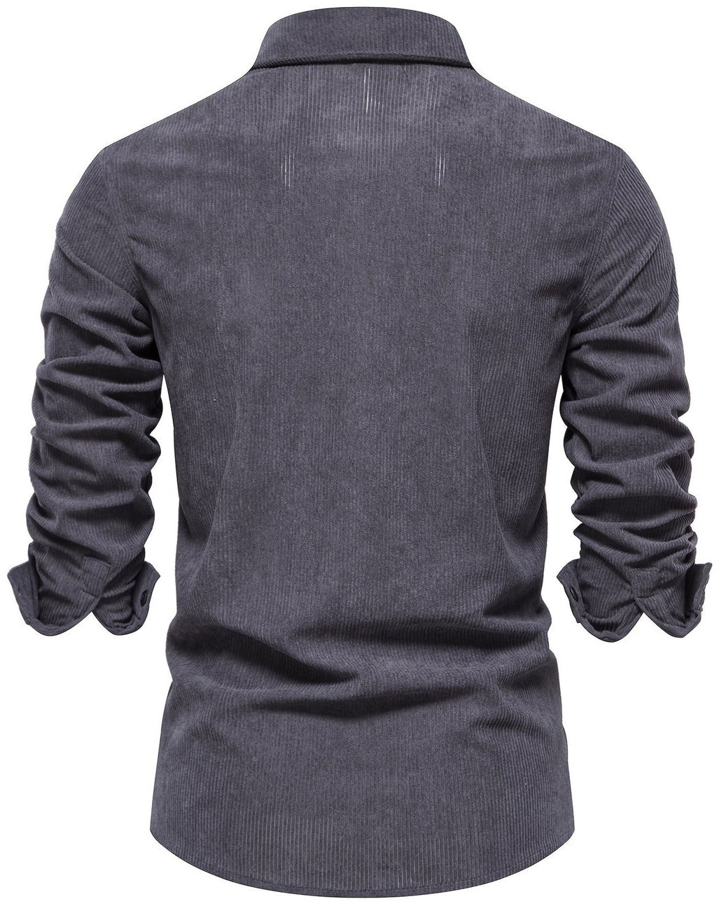 Classic Corduroy Shirt | Men's Long Sleeve Button-Up with Double-Breasted Design | Durable Cotton for All Seasons