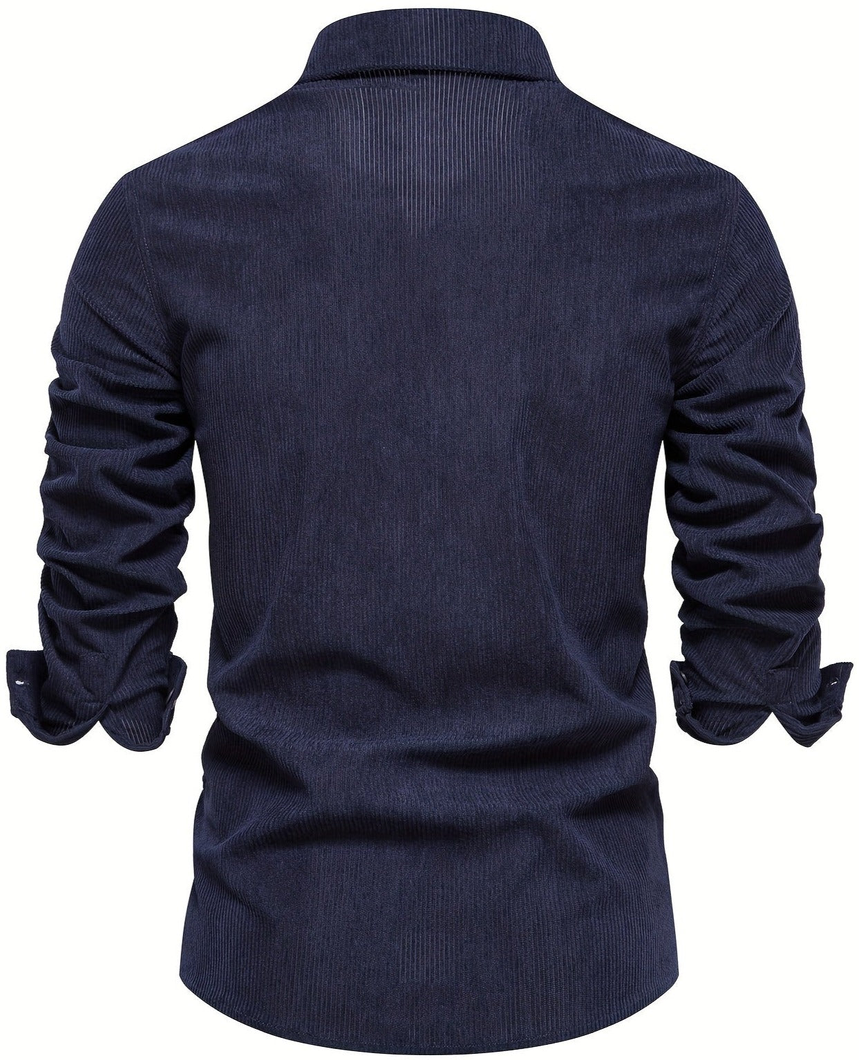 Classic Corduroy Shirt | Men's Long Sleeve Button-Up with Double-Breasted Design | Durable Cotton for All Seasons