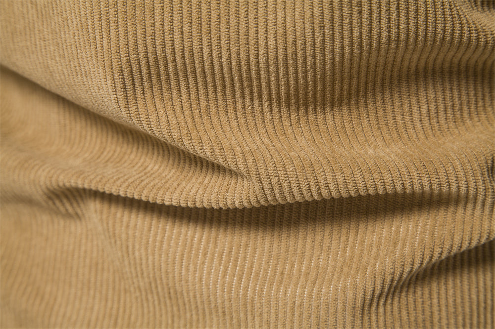 Classic Corduroy Shirt | Men's Long Sleeve Button-Up with Double-Breasted Design | Durable Cotton for All Seasons