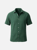 Classic Cotton | Men's Shirt with Crinkled Texture | Breathable Fabric for Everyday Comfort