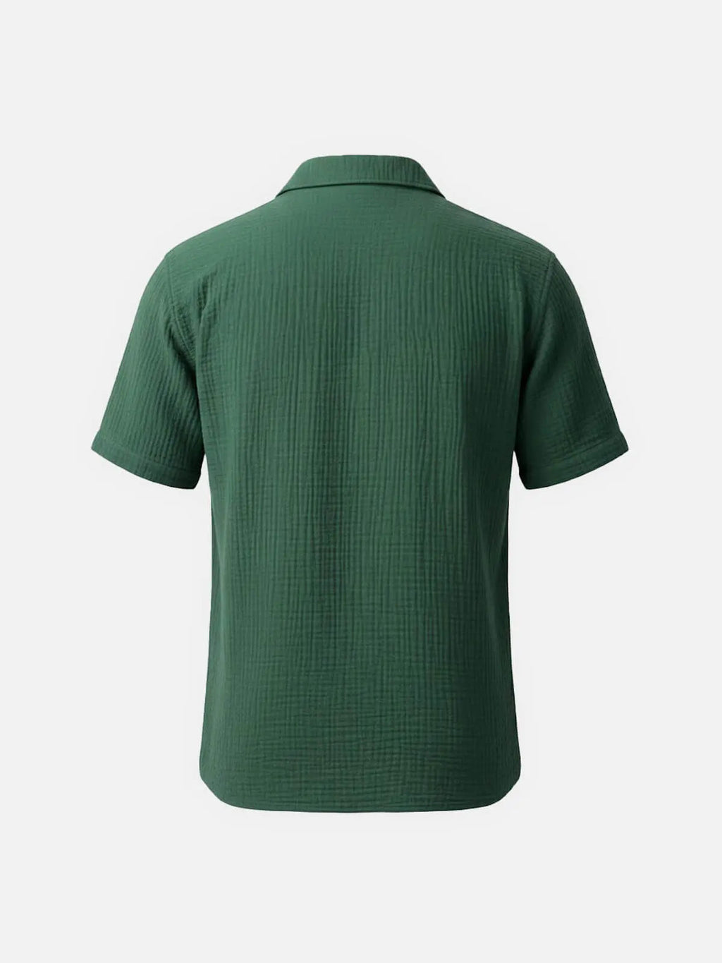 Classic Cotton | Men's Shirt with Crinkled Texture | Breathable Fabric for Everyday Comfort