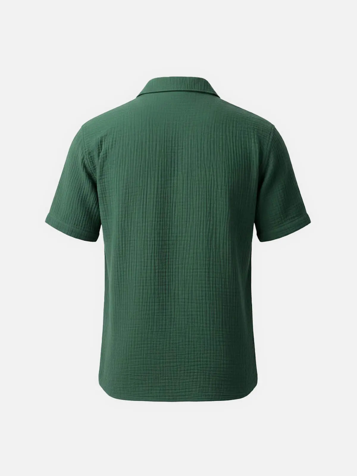 Classic Cotton | Men's Shirt with Crinkled Texture | Breathable Fabric for Everyday Comfort